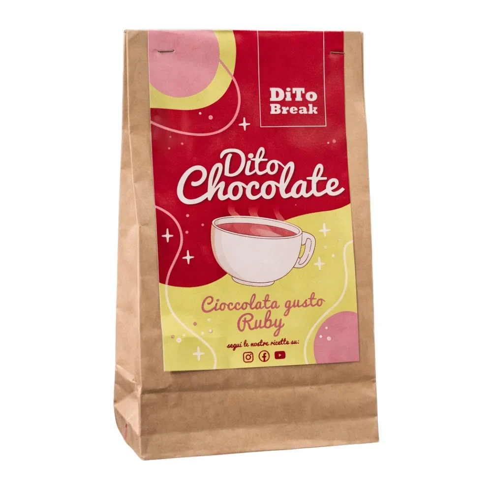 Cioccolata Ruby - Preparato in polvere 5 bustine