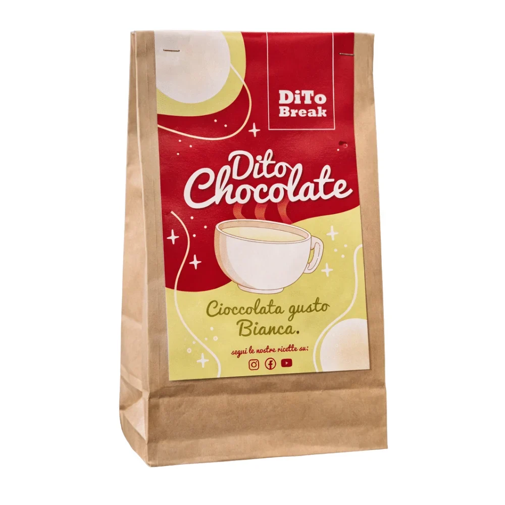 Cioccolata Bianca - Preparato in polvere 5 bustine
