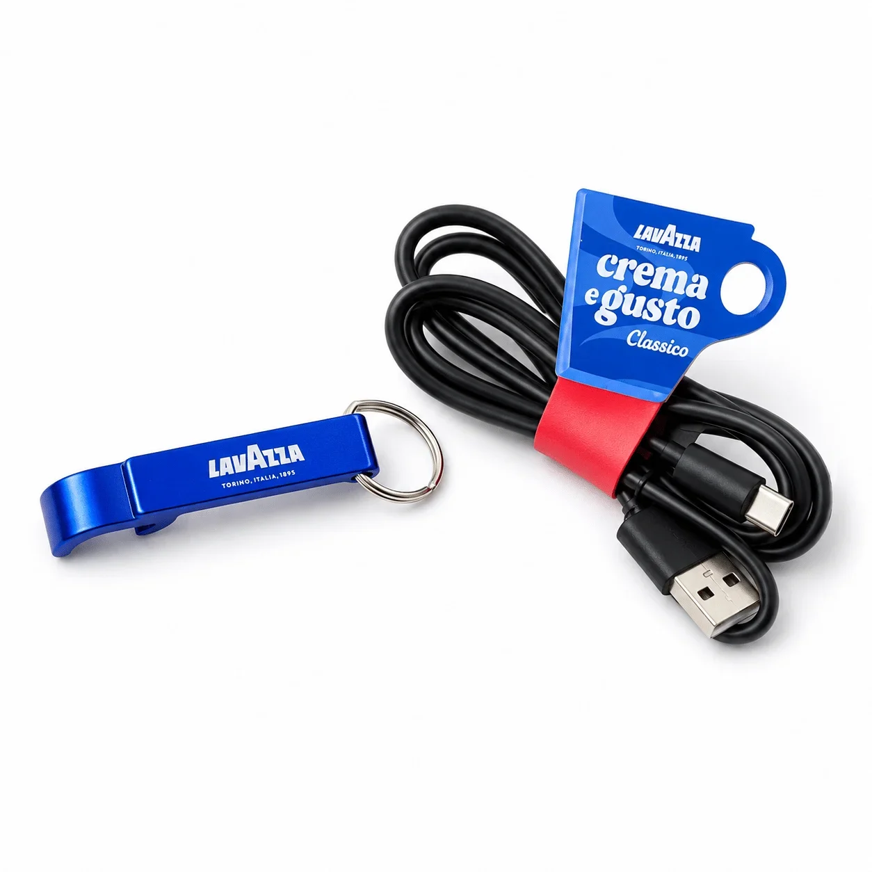 Kit Gadget - Agendina, Portachiavi, Ferma Cavi Lavazza